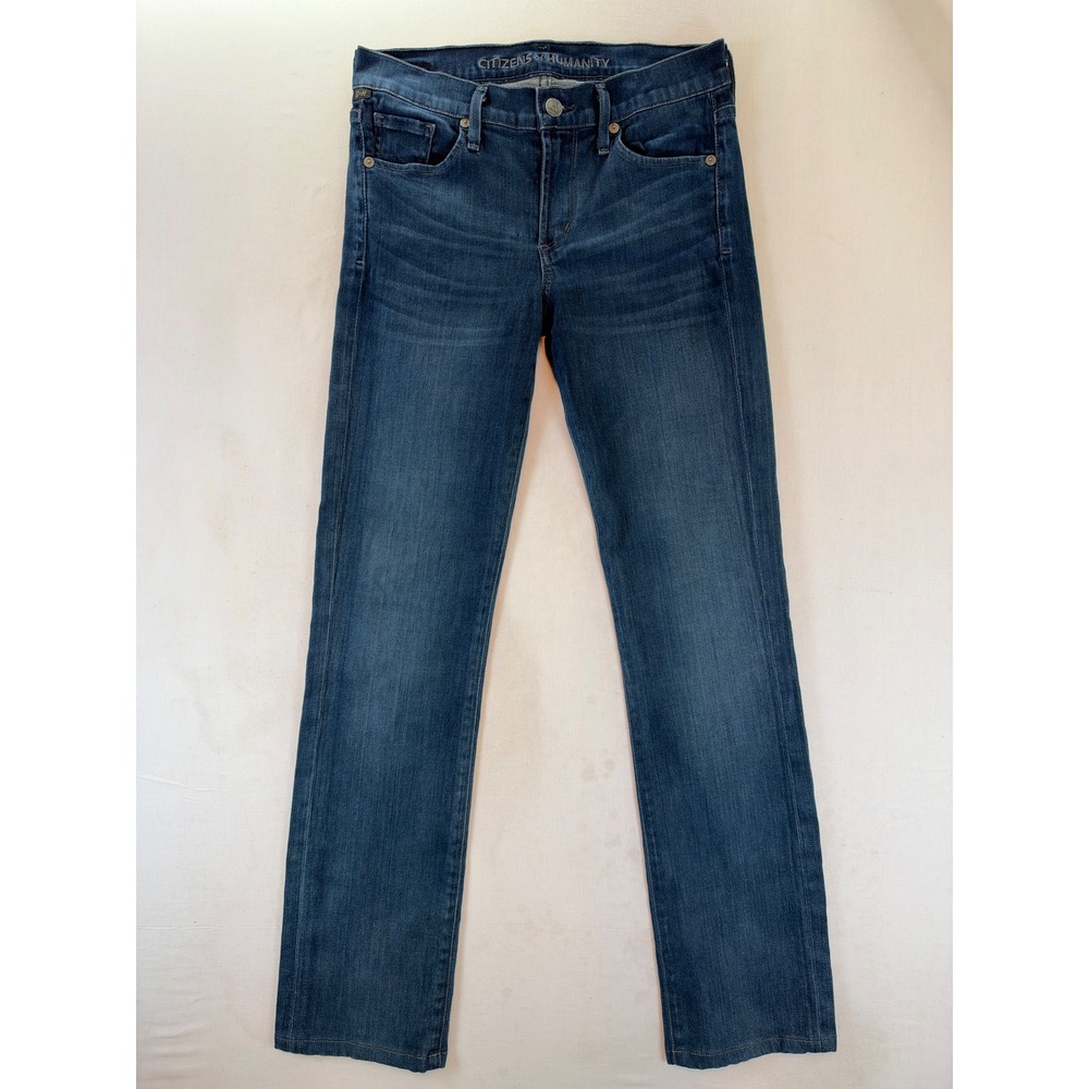 Citizens of Humanity Jerome Dahan Straight Leg Jeans Dark Wash Size 27 1278-315